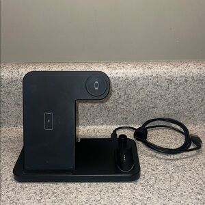 4 in 1 Black Wireless Charging Station